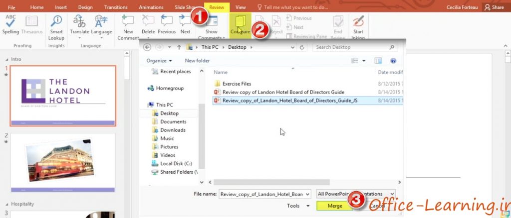 PowerPoint Compare