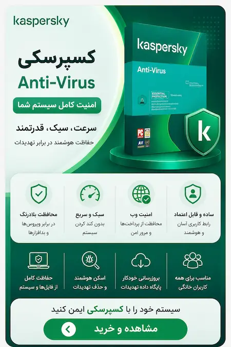 خرید آنتی ویروس کسپرسکی